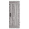 vidaXL Buffet haut Sonoma gris 34,5x34x180 cm Bois d'ing&eacute;nierie
