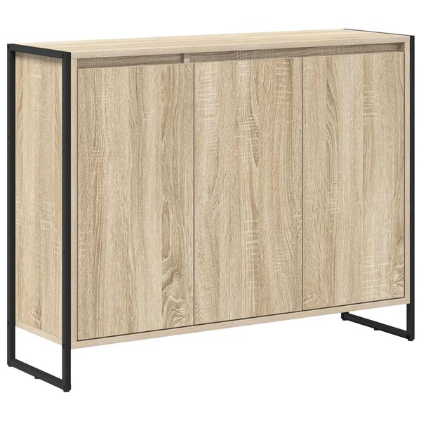 vidaXL Meuble d'appoint Sonoma 96,5 x 30 x 75 cm Bois d'ing&eacute;nierie