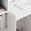 vidaXL Bureau avec tiroir 2 pcs Blanc