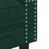 vidaXL Ensemble de canapé Chesterfield et traversins 3 pcs vert foncé