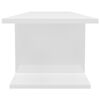 vidaXL Meuble TV mural Blanc brillant 103x30x26,5 cm