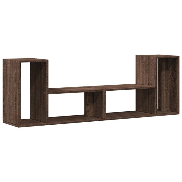 vidaXL Meubles TV 2 pcs ch&ecirc;ne marron 75x30x50 cm bois ing&eacute;nierie