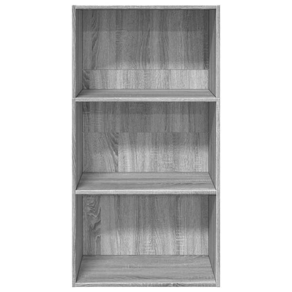 vidaXL Biblioth&egrave;que sonoma gris 60x30x114 cm bois d'ing&eacute;nierie