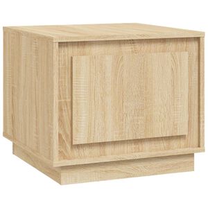 vidaXL Table basse ch&ecirc;ne sonoma 51x50x44 cm bois d'ing&eacute;nierie