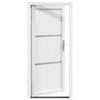 vidaXL Porte Frontale Anthracite PVC