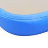 vidaXL Tapis gonflable de gymnastique avec pompe 300x100x10cm PVC Bleu