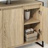 vidaXL Cabinet de salle de bain avec stockage Sonoma 90 x 30 x 60 cm