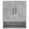 vidaXL Armoire murale gris béton 60x31x70 cm bois d'ingénierie