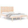 vidaXL Cadre de lit sans matelas 140x190 cm bois de pin massif