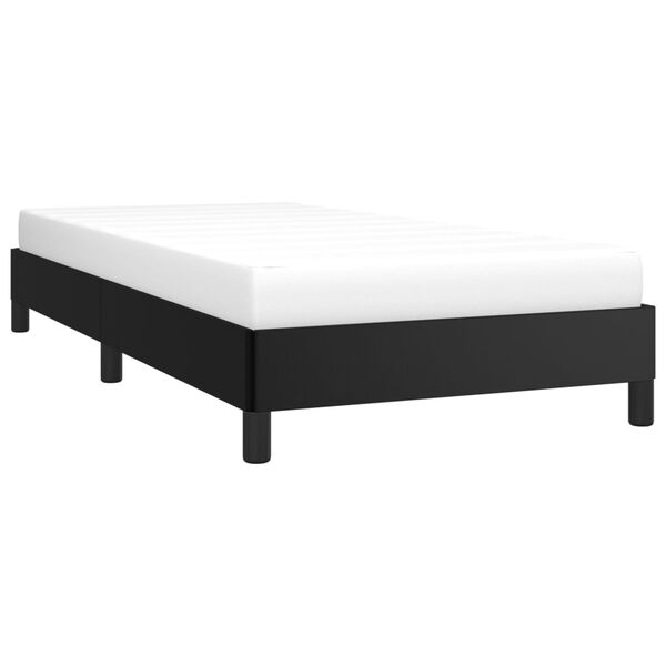 vidaXL Cadre de lit sans matelas noir 100x200 cm similicuir