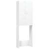 vidaXL Meuble pour machine &agrave; laver Blanc 64x25,5x190 cm