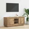vidaXL Meuble TV Ch&ecirc;ne artisanal 102 x 35 x 45 cm Bois d'ing&eacute;nierie