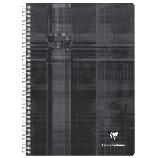 Clairefontaine Cahiers &agrave; reliure spiral&eacute;e A4 90 Feuilles r&eacute;glure 5 pcs