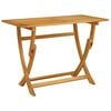 vidaXL Table Rectangulaire Sydney Marron 110 x 55 x 75 cm