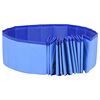 vidaXL Piscine pliable pour chiens Bleu 300x40 cm PVC