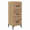 vidaXL Haut Armoire avec tiroir Ch&ecirc;ne artisanal 34,5 x 34 x 180 cm