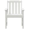 vidaXL Chaise de jardin. 4 pcs Blanc 65.5 x 55.5 x 88cm Plastique