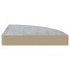vidaXL Étagères d'angle murales 4 pcs Gris béton 35x35x3,8 cm MDF