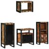 vidaXL Ensemble de mobilier de salle de bain 4 pcs Bois Recyclé Solide