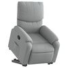 vidaXL Fauteuil inclinable Gris clair Tissu