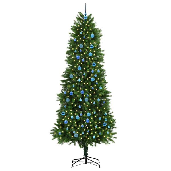 vidaXL Sapin de No&euml;l avec 300 LED avec support Vert 240 cm PE