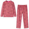 vidaXL Pyjamas enfants &agrave; manches longues rose ancien 104