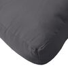 vidaXL Coussin de palette anthracite 80x80x12 cm tissu