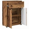 vidaXL Cabinet de salle de bain Bois Ancien 72,5 x 36,5 x 100 cm