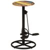 vidaXL Tabourets de bar lot de 2 bois massif de récupération