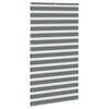 vidaXL Store zèbre gris foncé largeur du tissu 120,9 cm polyester