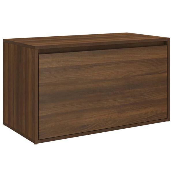 vidaXL Banc d'entr&eacute;e 80x40x45 cm Ch&ecirc;ne marron Bois d'ing&eacute;nierie
