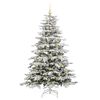vidaXL Sapin de No&euml;l Artificiel &agrave; Branches Articul&eacute;es Blanc 180 cm