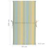 vidaXL Coussins de chaise de jardin lot de 2 Multicolore 100x50x3 cm
