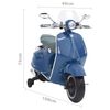 vidaXL Moto &eacute;lectrique pour enfants Vespa GTS300 bleu