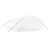 vidaXL Serre avec cadre en acier blanc 48 m&sup2; 8x6x2,85 m