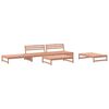vidaXL Salon de jardin 5 pcs avec coussins bois massif douglas