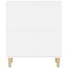 vidaXL Buffets 3 pcs blanc 60x35x70 cm bois d'ing&eacute;nierie