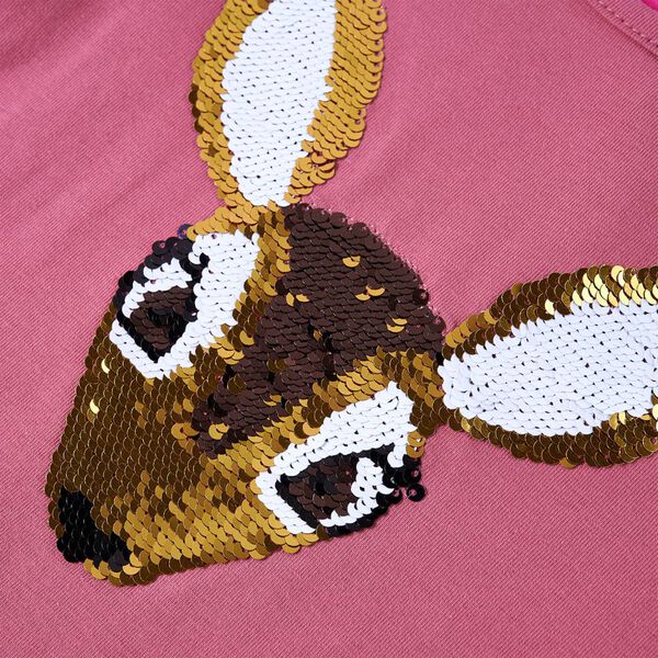 T-shirt enfants &agrave; manches longues framboise 104