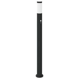 vidaXL Borne lumineuse avec d&eacute;tecteur 110 cm en acier inoxydable IP44