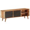 vidaXL Meuble TV 112x30x40 cm bois d'acacia massif