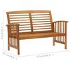 vidaXL Salon de jardin 3 pcs Bois d'acacia solide
