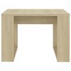 vidaXL Table d'appoint Ch&ecirc;ne sonoma 50x50x35 cm Bois d&rsquo;ing&eacute;nierie