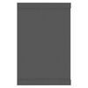 vidaXL &Eacute;tag&egrave;res murales cube 6 pcs Gris 60x15x23 cm Bois d&rsquo;ing&eacute;nierie