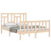 vidaXL Cadre de lit sans matelas 140x190 cm bois de pin massif