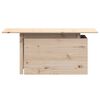 vidaXL Table de jardin 100x50x75 cm bois massif de pin
