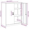 vidaXL Armoire de rangement Rose 90 x 40 x 105 cm Acier