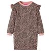 Robe sweatshirt pour enfants rose moyen 104