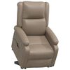 vidaXL Fauteuil Cappuccino Similicuir