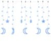 vidaXL Guirlande lumineuse &eacute;toile et lune avec t&eacute;l&eacute;commande 345 LED