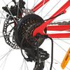 vidaXL V&eacute;lo de montagne 21 vitesses Roues de 26 pouces 36 cm Rouge
